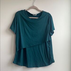 Nursing top in Green